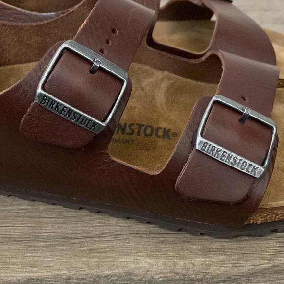NEW Birkenstock Milano Strap Leather Sandal Size 43 / 10 main image 4